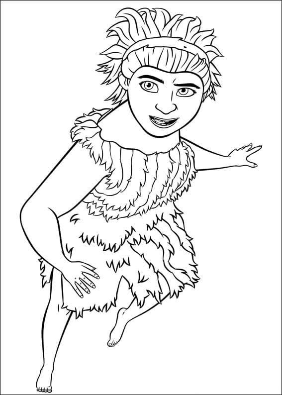 Desenho deUgga de Os Croods para colorir