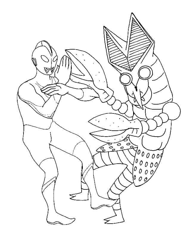 Desenho deUltraman 2 para colorir