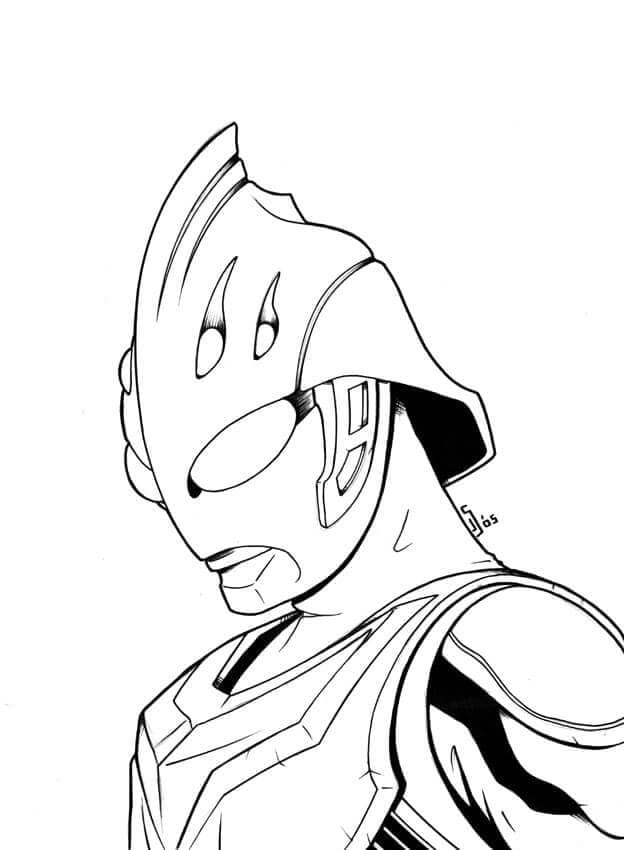 Desenho deUltraman 6 para colorir