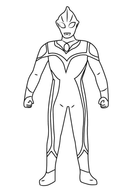 Desenho deUltraman 8 para colorir