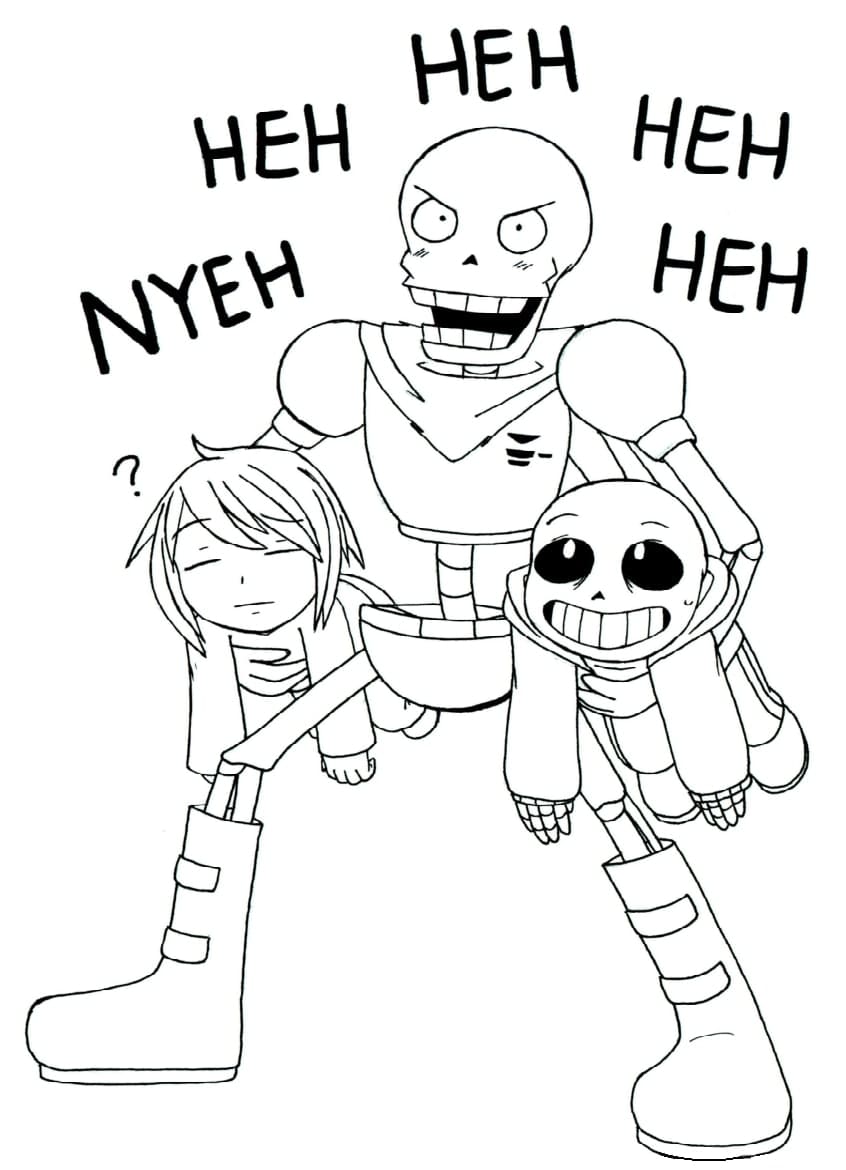 Desenho deUndertale 10 para colorir