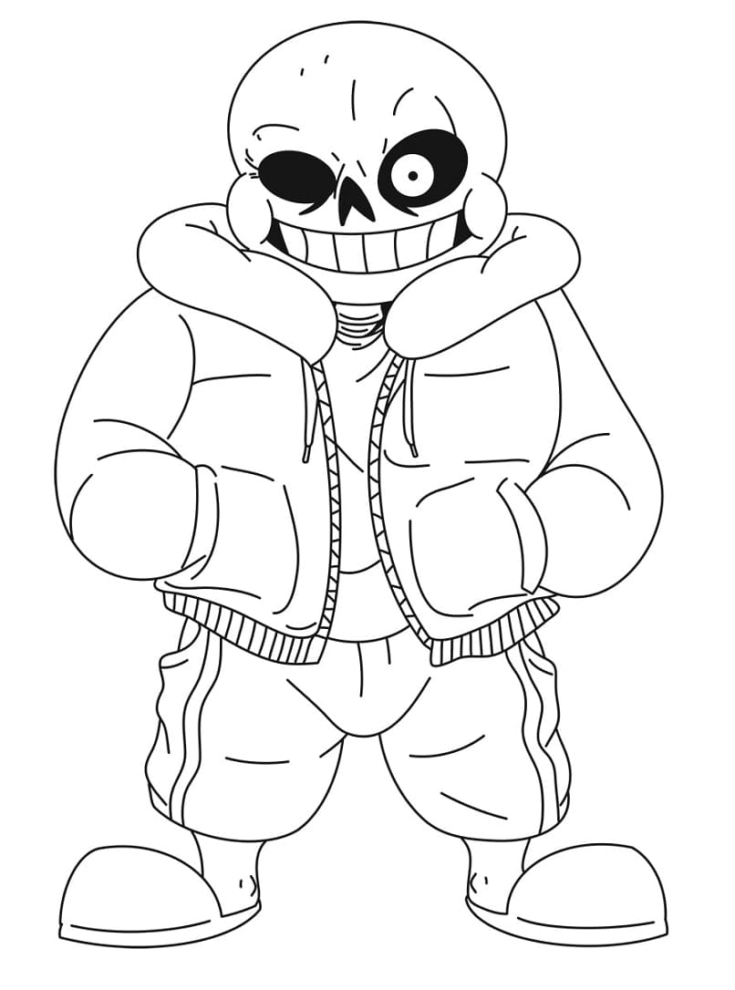 Desenho deUndertale 4 para colorir