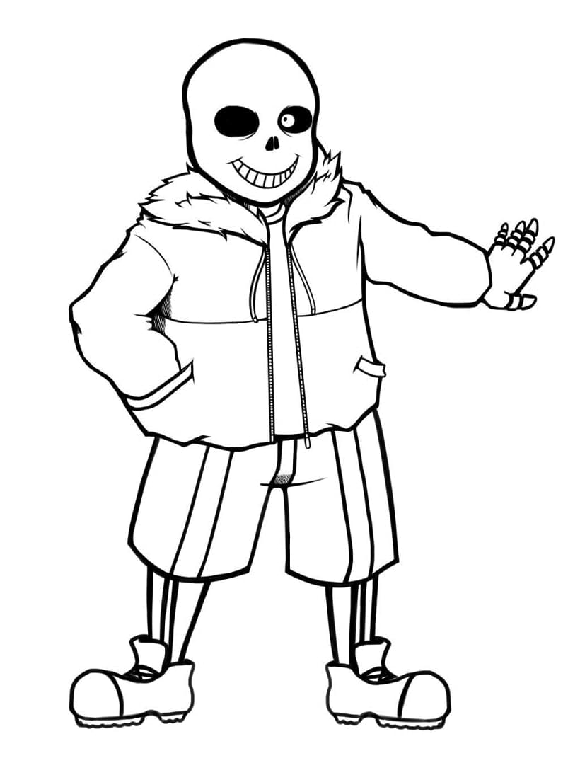 Desenho deUndertale 6 para colorir