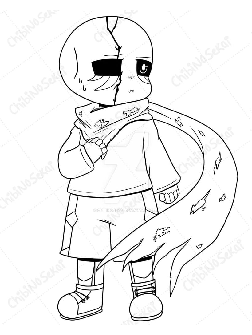 Desenho deUndertale 8 para colorir