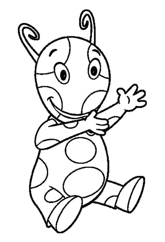 Desenho deUniqua Backyardigans 3 para colorir