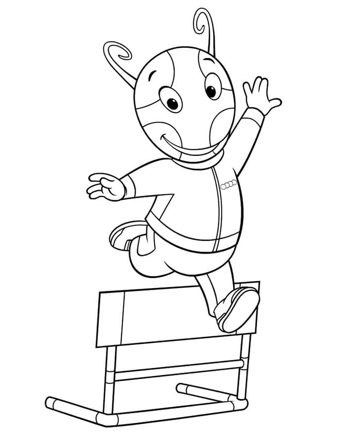 Desenho deUniqua Backyardigans 4 para colorir