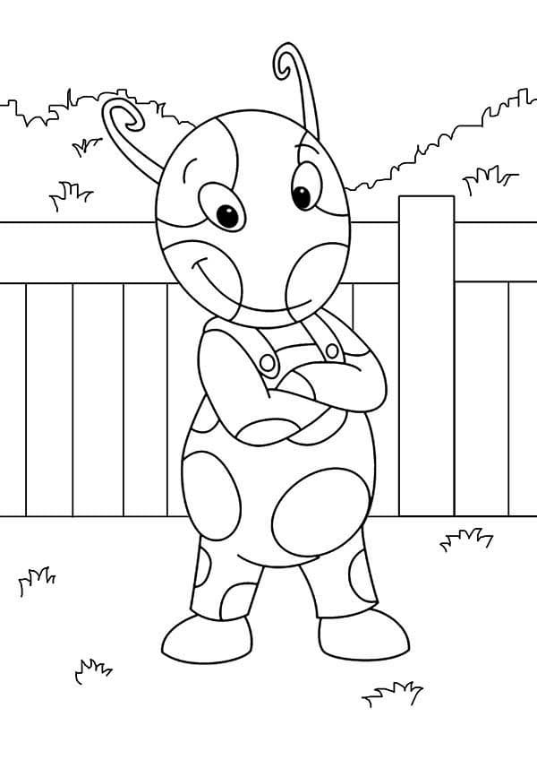 Desenho deUniqua Backyardigans 7 para colorir