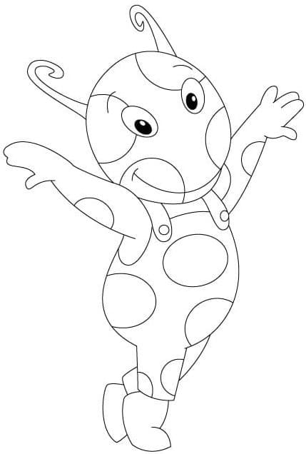 Desenho deUniqua Backyardigans para colorir