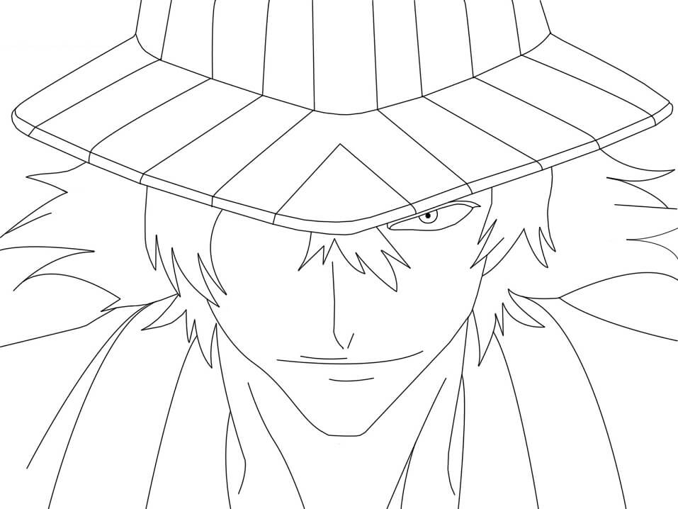 Desenho deUrahara Kisuke 1 para colorir