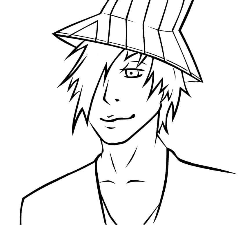 Desenho deUrahara Kisuke 5 para colorir