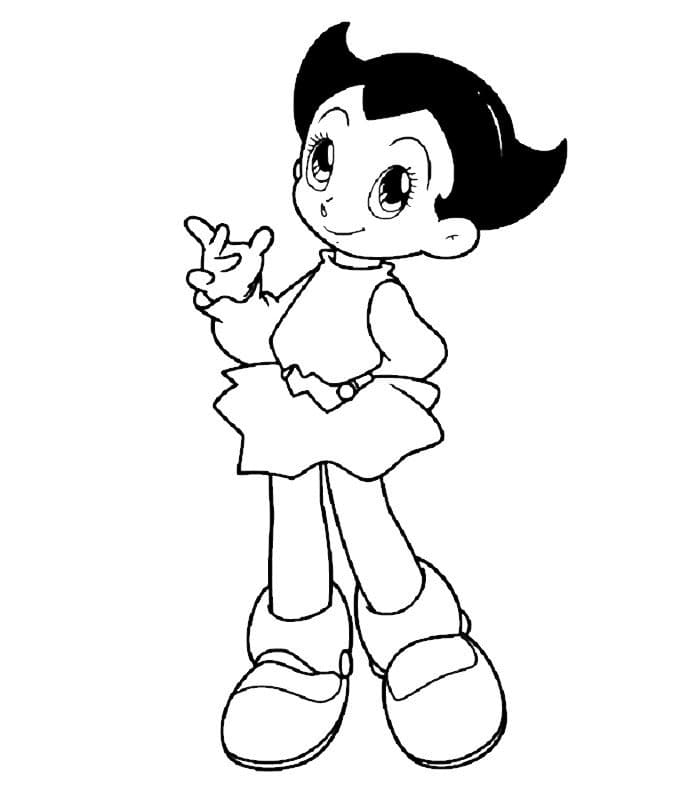 Desenho deUran de Astro Boy para colorir