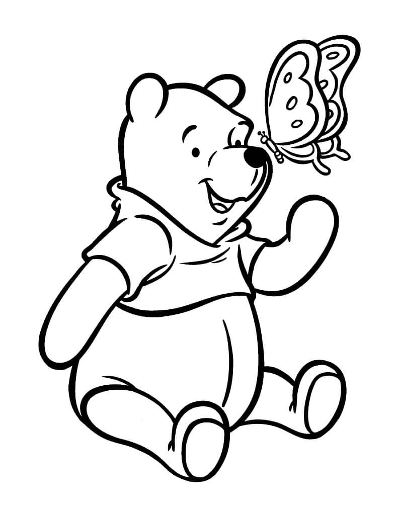 Desenho deUrsinho Pooh 3 para colorir