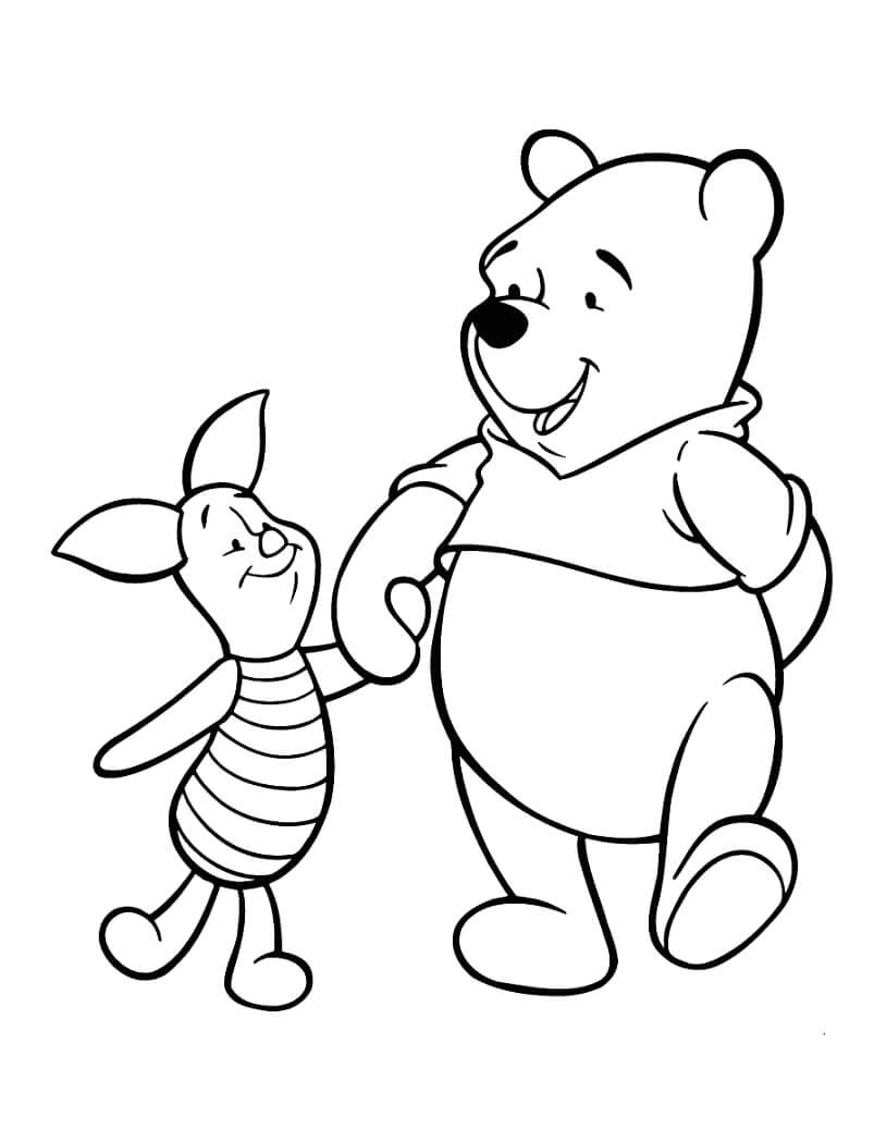 Desenho deUrsinho Pooh 8 para colorir