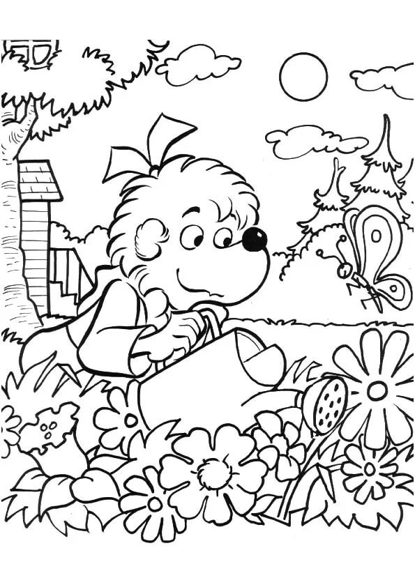 Desenho de Ursos de Berenstein 13 para colorir