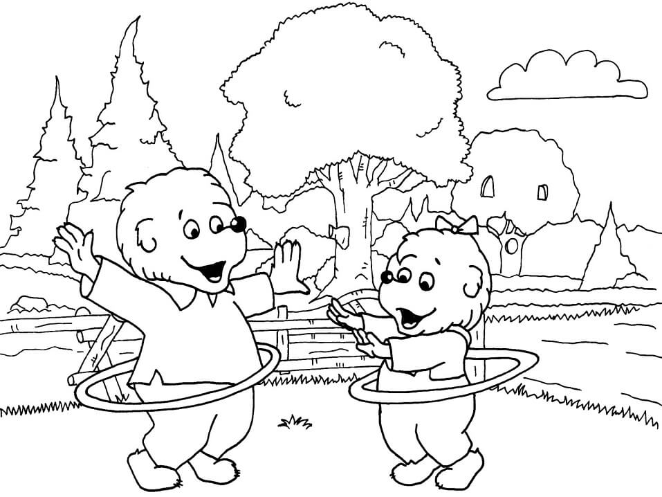 Desenho deUrsos de Berenstein 14 para colorir