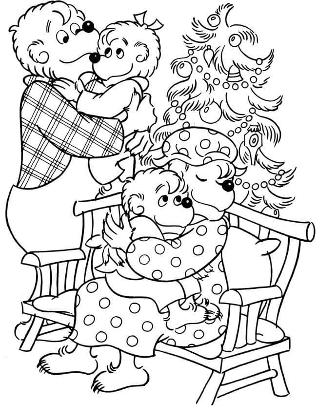 Desenho de Ursos de Berenstein 16 para colorir