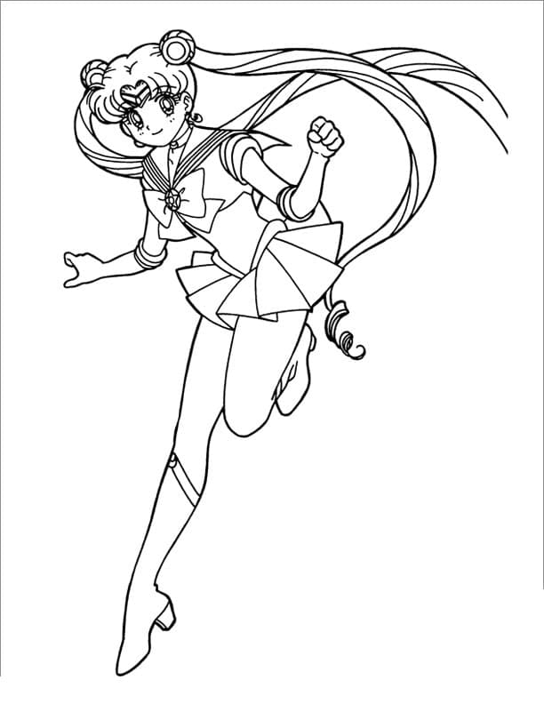 Desenho deUsagi Tsukino 5 para colorir