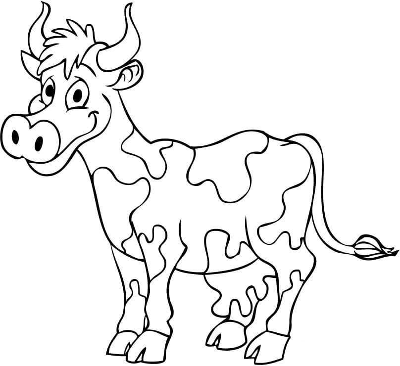 Desenhos de Vacas para colorir