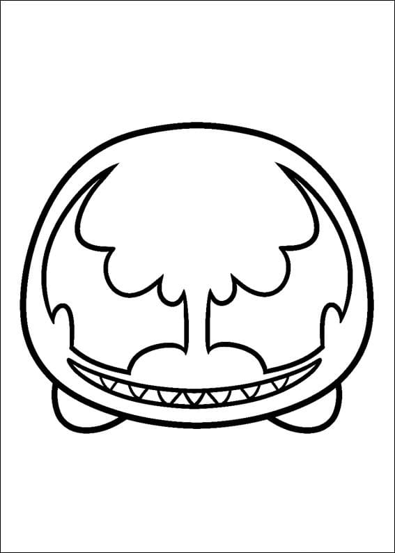 Desenho deVenom Tsum Tsum para colorir