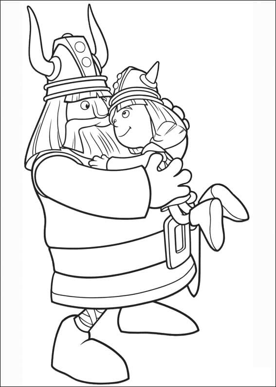 Desenhos de As Aventuras de Vickie para colorir