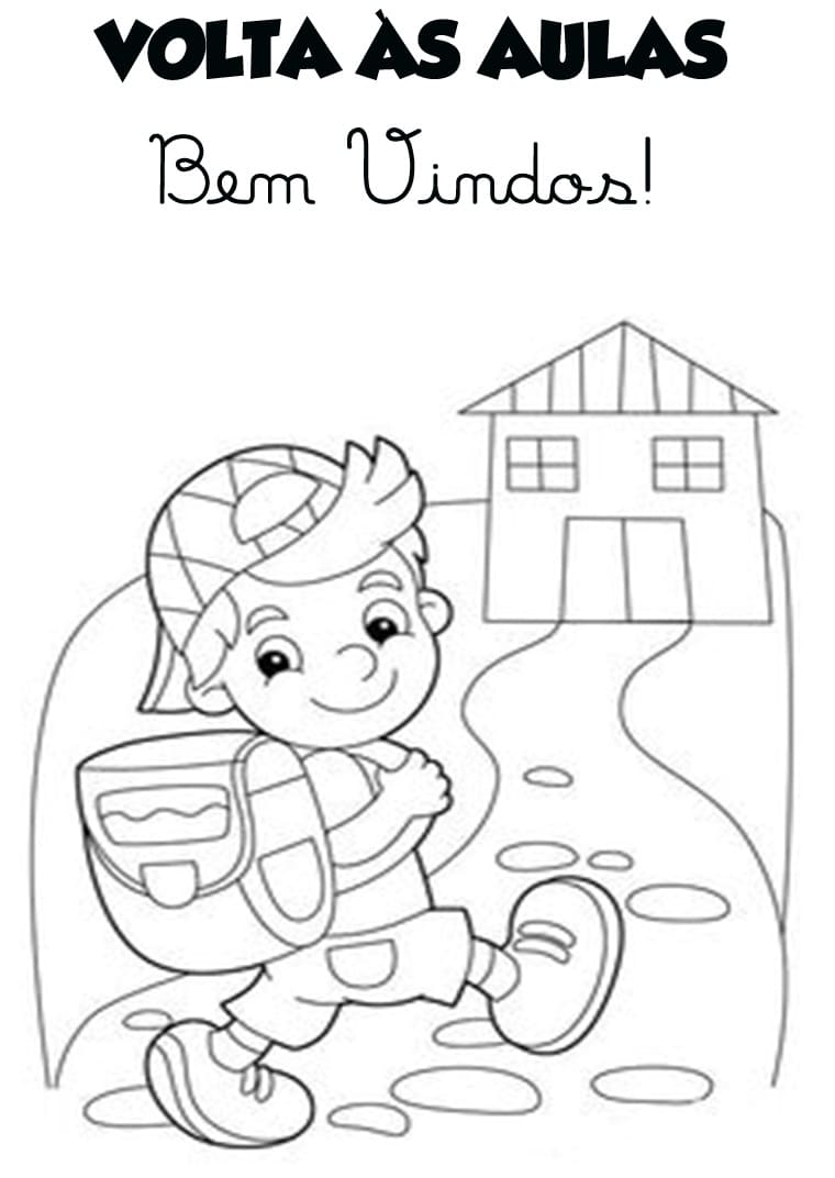 Desenho deVolta às Aulas 6 para colorir