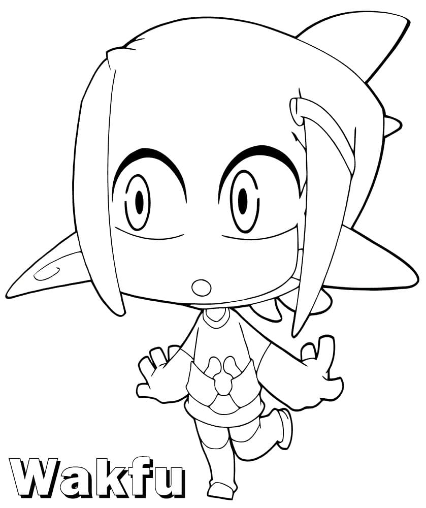 Desenho deWakfu 7 para colorir