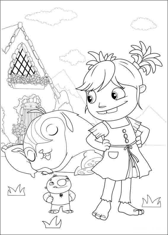 Desenho de Wallykazam 13 para colorir