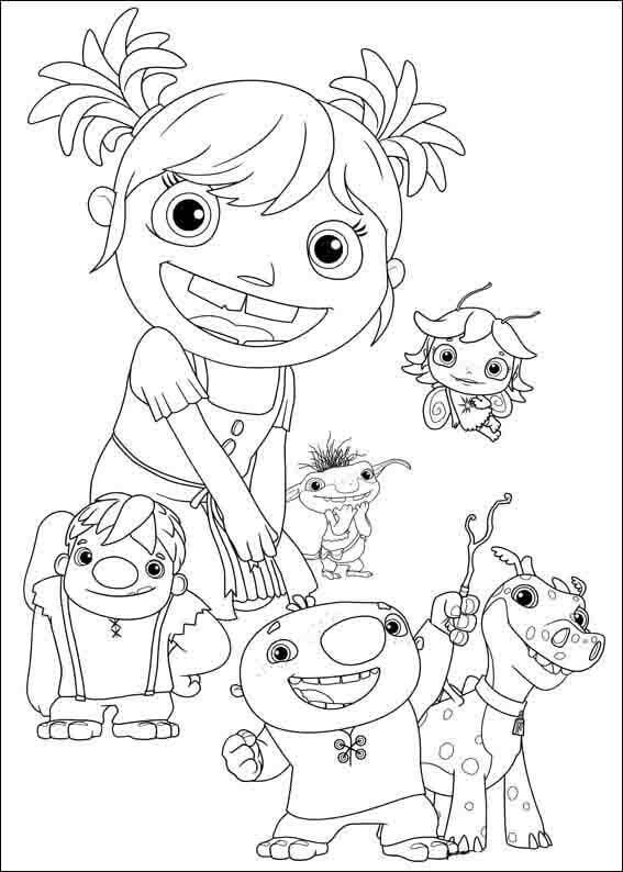 Desenhos de Wallykazam para colorir