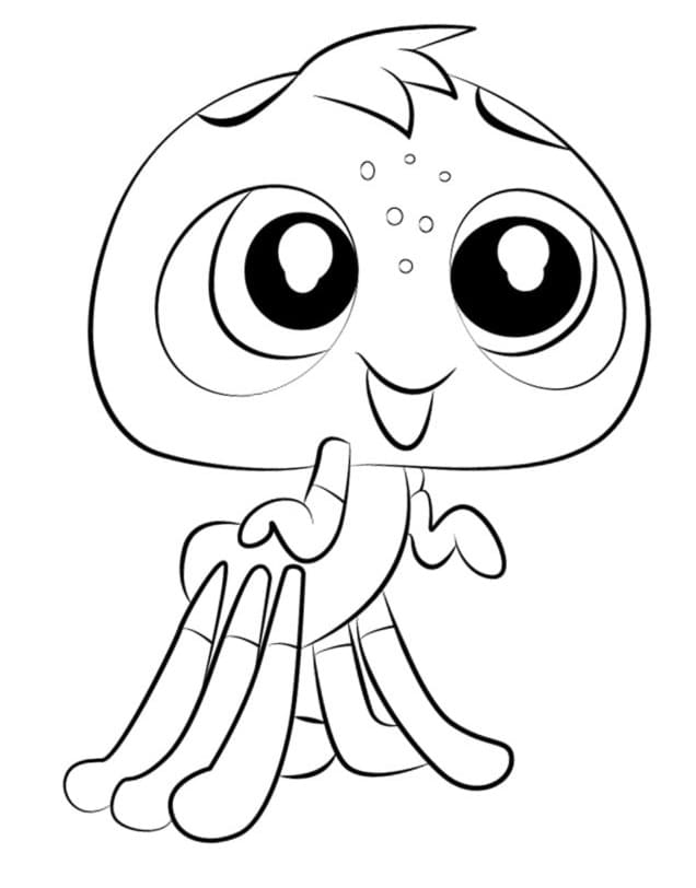 Desenho de Weber Littlest Pet Shop para colorir