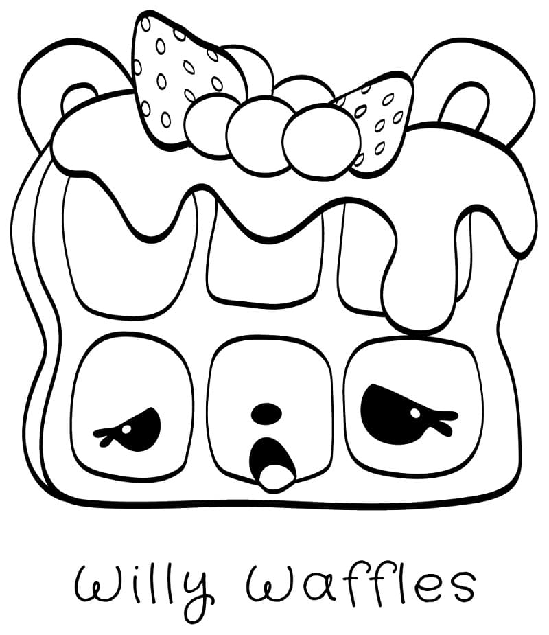 Desenho deWilly Waffle Num Noms para colorir