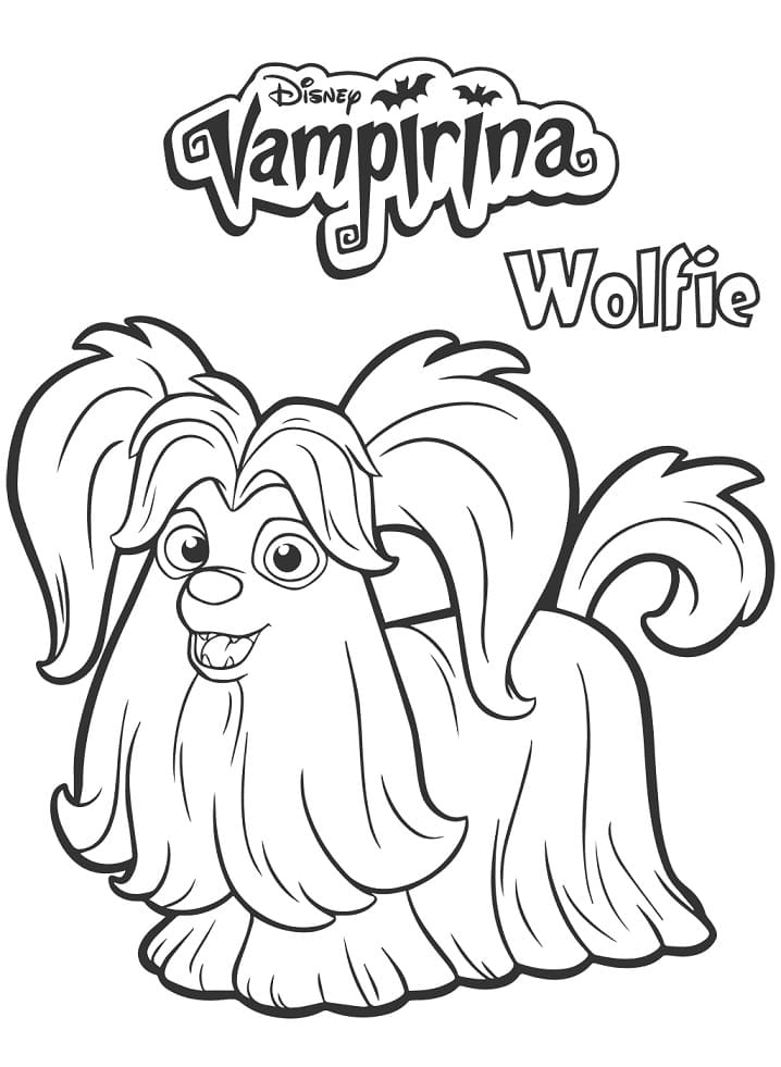 Desenho deWolfie para colorir