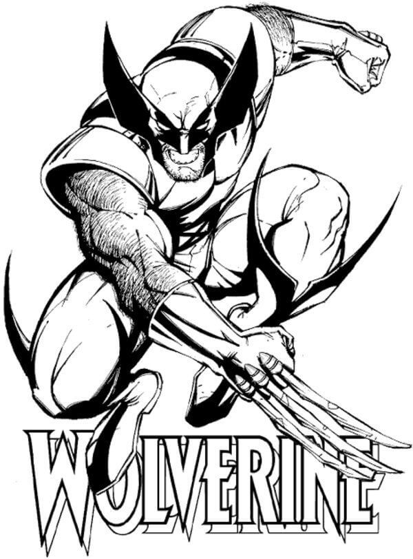 Desenho deWolverine Incrível 1 para colorir