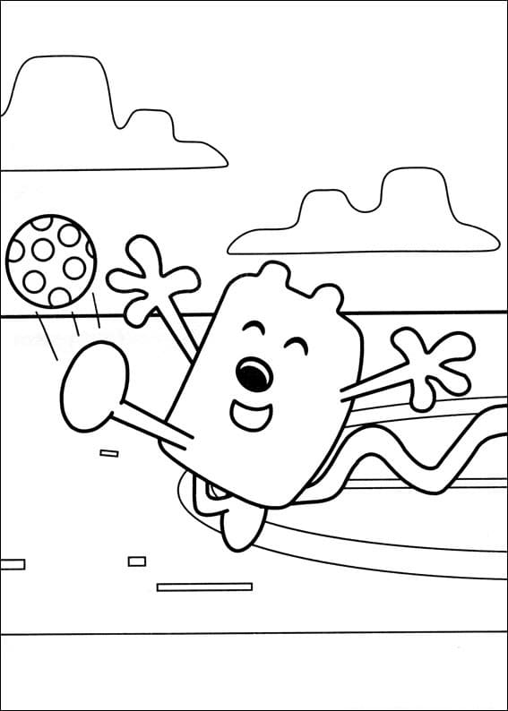 Desenhos de Wow Wow Wubbzy para colorir