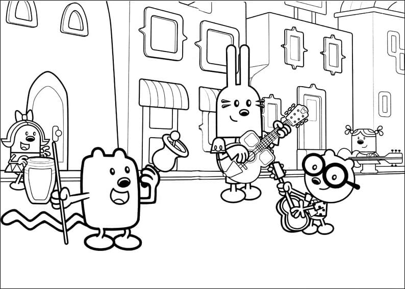 Desenho deWow Wow Wubbzy 22 para colorir