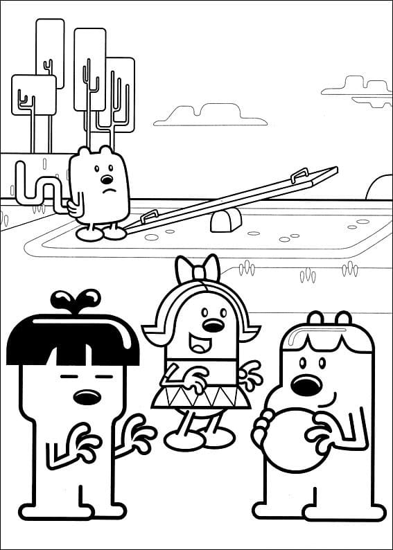 Desenho deWow Wow Wubbzy 23 para colorir