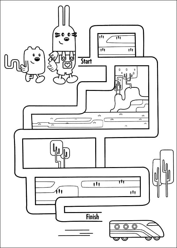 Desenho deWow Wow Wubbzy 27 para colorir