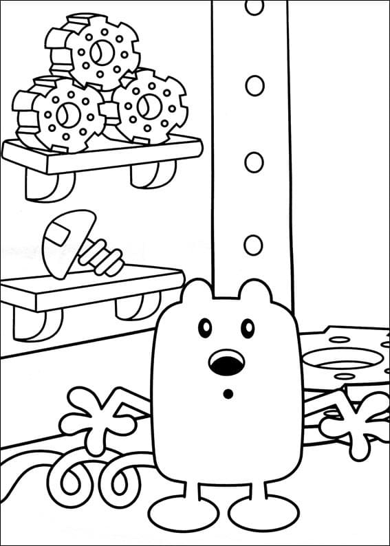 Desenho deWow Wow Wubbzy 3 para colorir