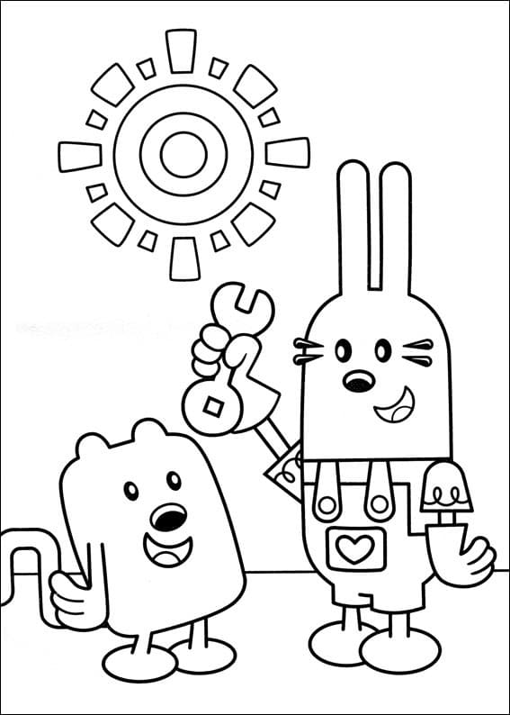 Desenho deWow Wow Wubbzy 5 para colorir