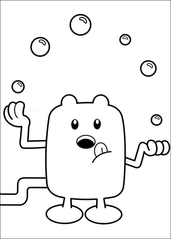 Desenho deWow Wow Wubbzy 7 para colorir