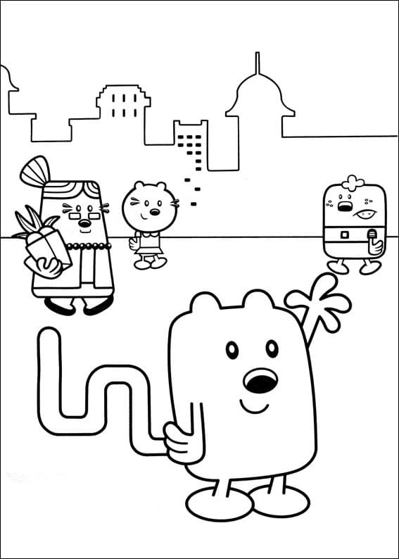 Desenho deWow Wow Wubbzy 8 para colorir