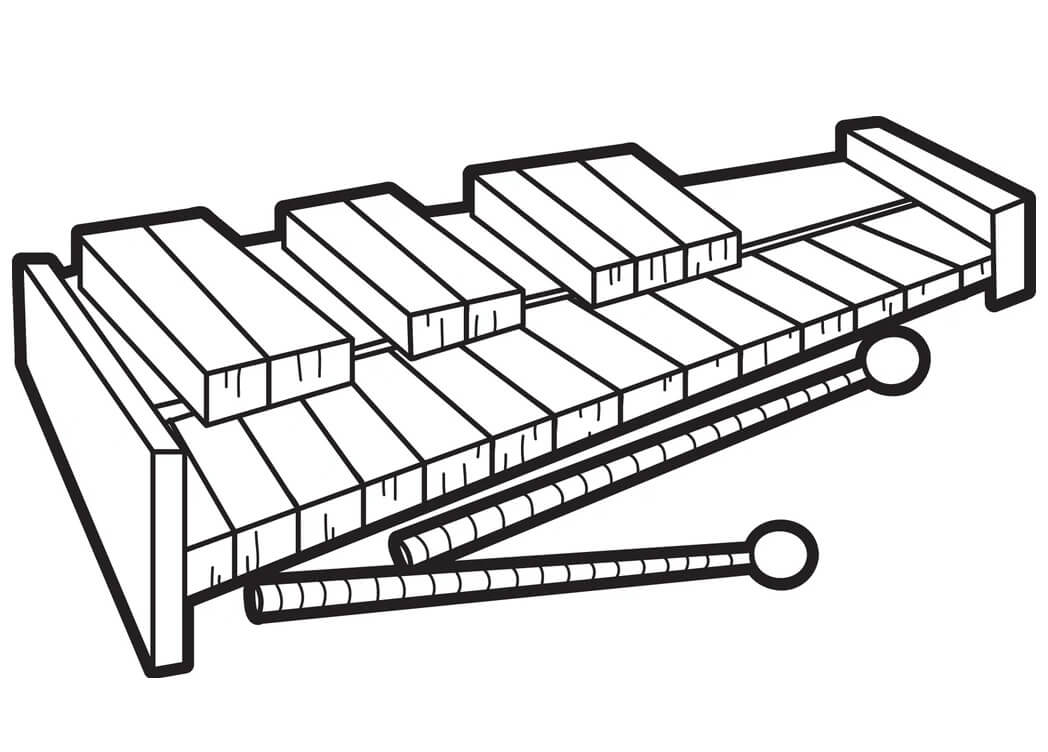 Desenho deXilofone Normal 1 para colorir