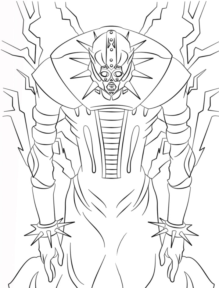 Desenho deYu-Gi-Oh! Monstro 2 para colorir