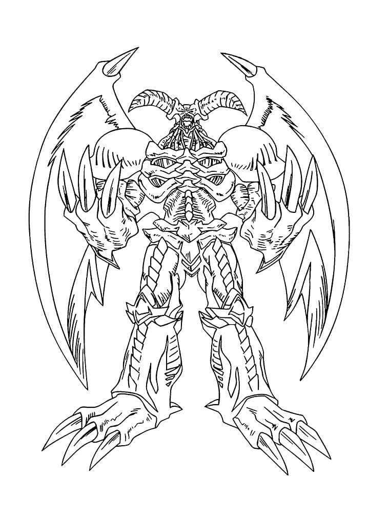 Desenho deYu-Gi-Oh! Monstro 3 para colorir