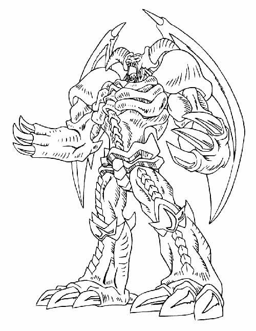 Desenho deYu-Gi-Oh! Monstro para colorir