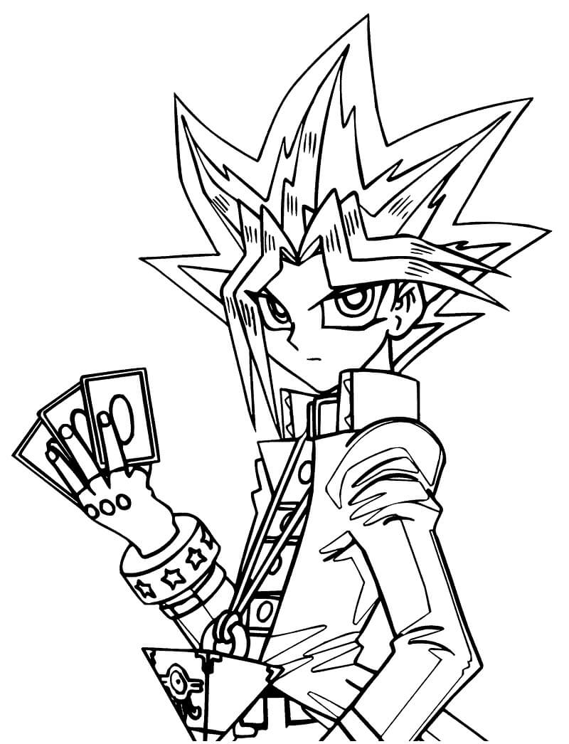 Desenho deYugi Muto 1 para colorir