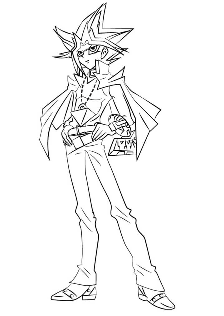 Desenho deYugi Muto 3 para colorir