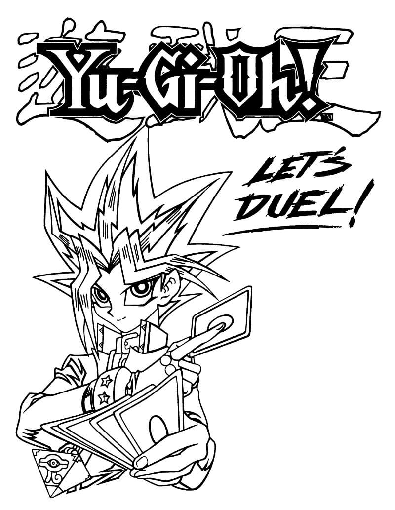 Desenho deYugi Muto 5 para colorir