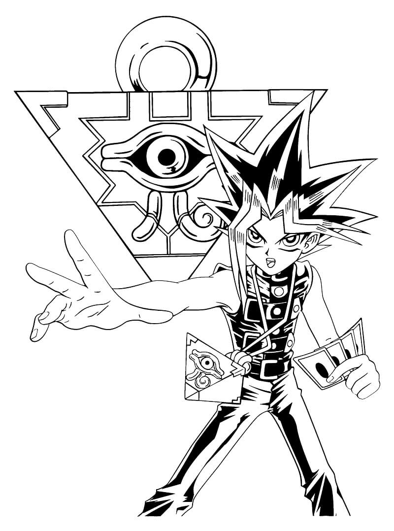 Desenho deYugi Muto 6 para colorir