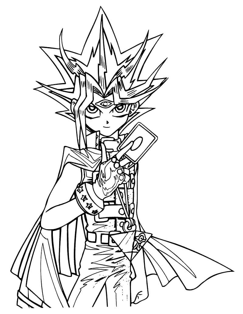 Desenhos de Yu-Gi-Oh! para colorir