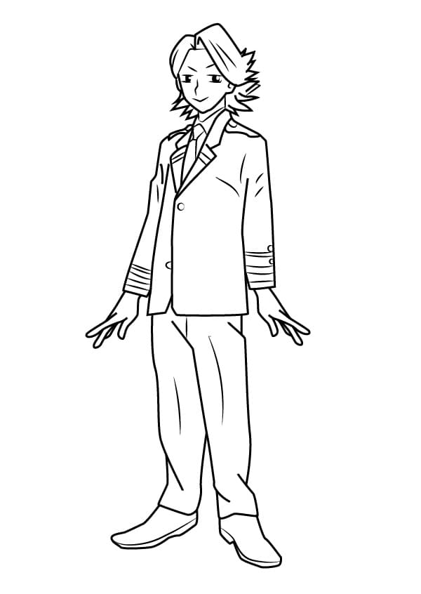 Desenho deYuuga Aoyama para colorir